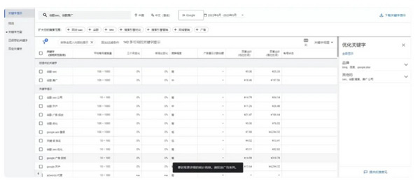 谷歌關(guān)鍵詞規(guī)劃師使用詳細(xì)教程